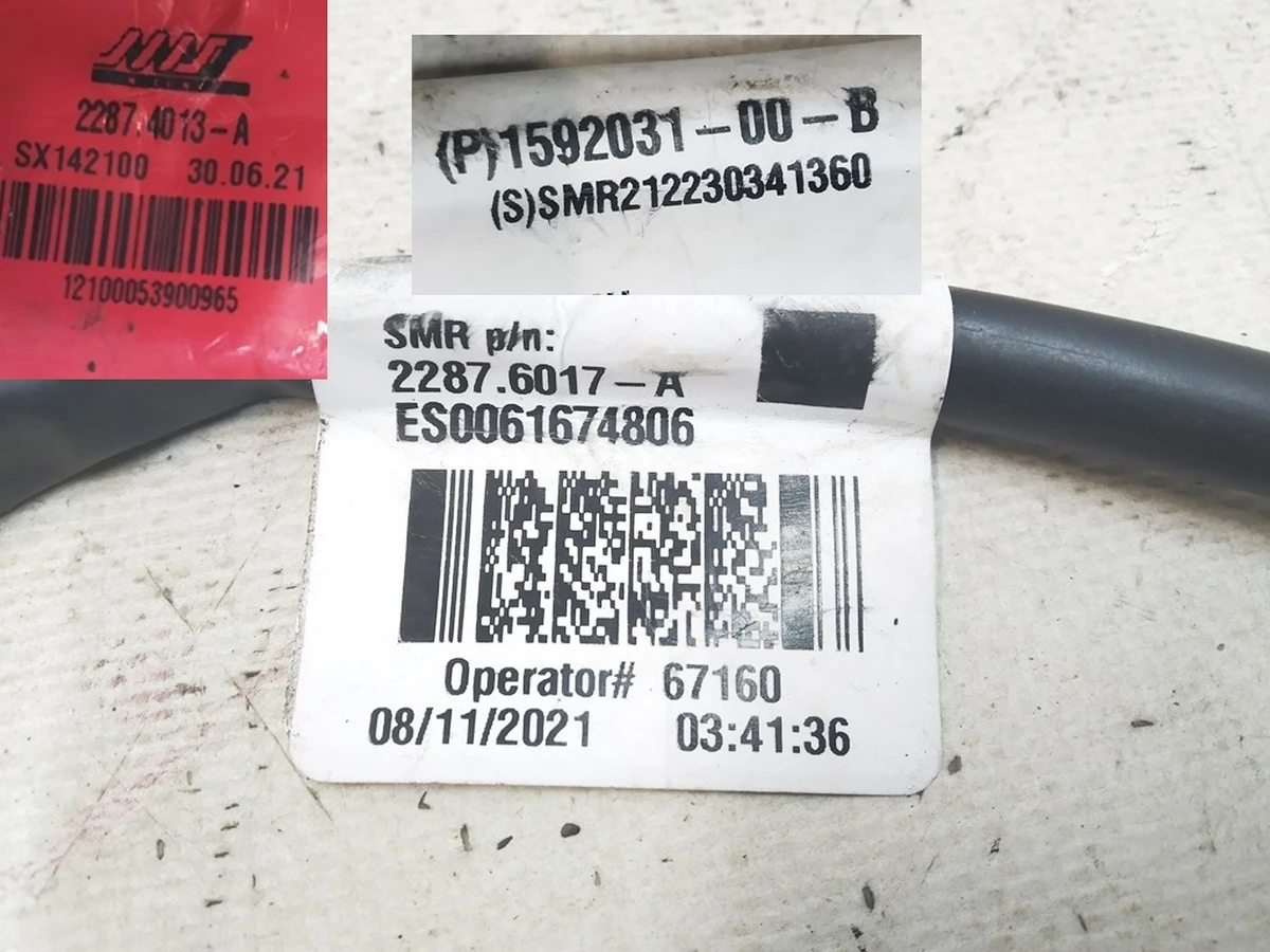 1 Left exterior mirror wiring PREMIUM Tesla Model 3 1110777