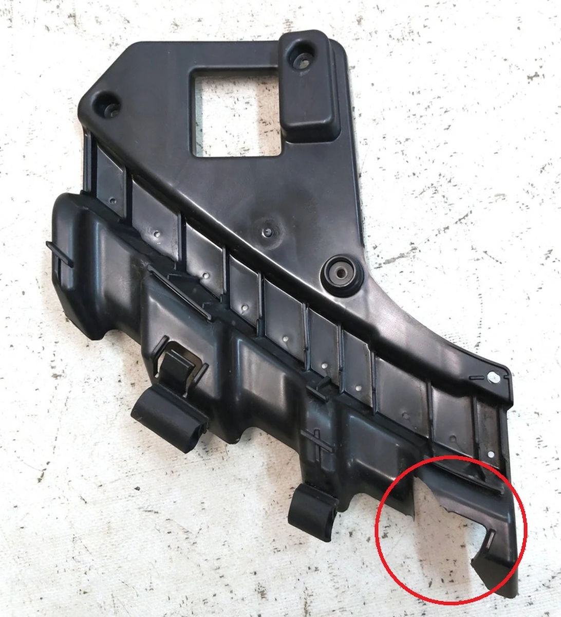 6 GLOBAL HEADLAMP FASCIA BRACKET - RIGHT HAND 245.461-02 RH2 with damage Tesla Model 3, Model Y 1812093-00-A