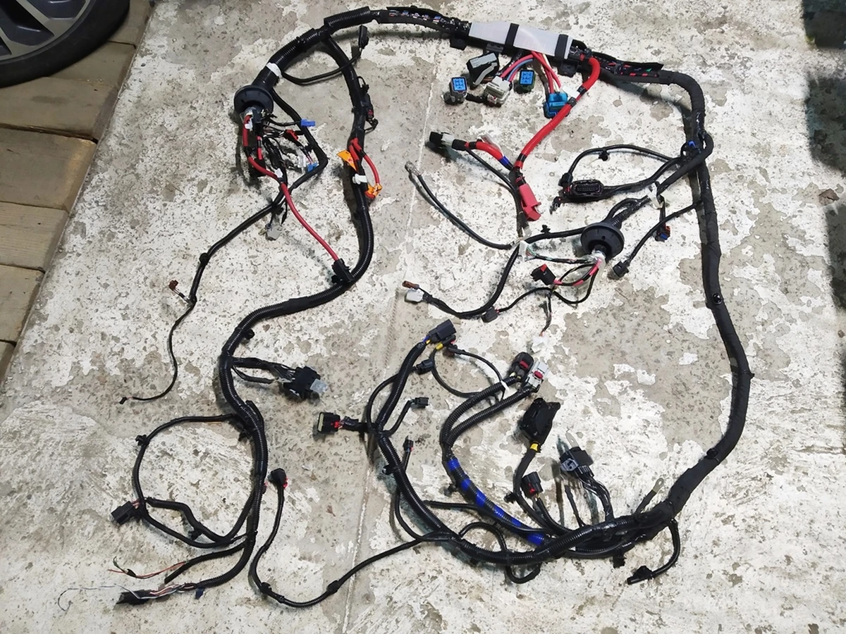 1 Електропроводка підкапотна AWD (пошкодження) Tesla model Y 2489058-01-B