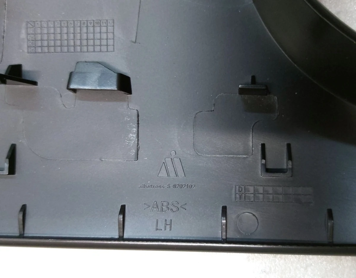 Накладка дзеркала зовнішнього лівого нижня 2529.3025 BLACK Tesla Model Y 1594111 1495587