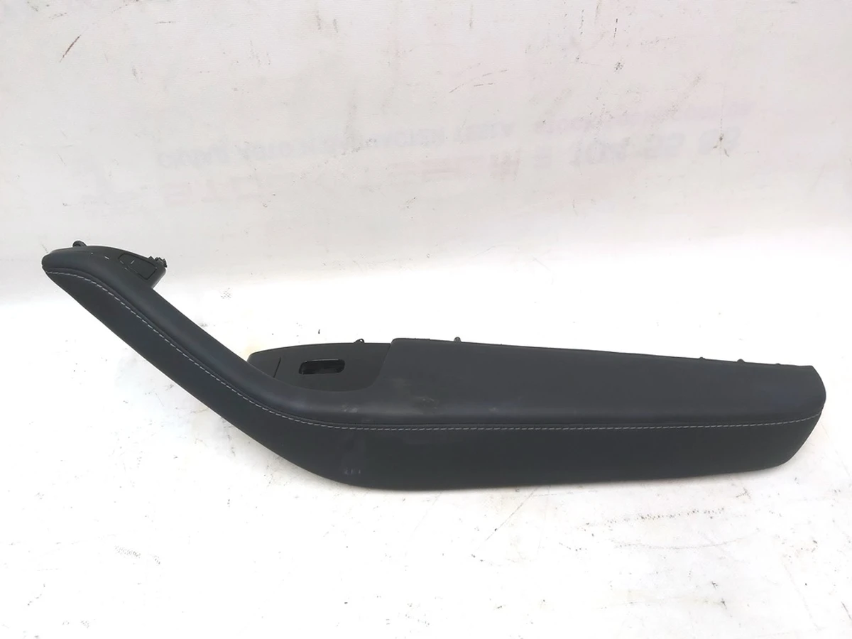 Front right inner door handle with trim and opening button assembly used Tesla model Y 1497295-91-D
