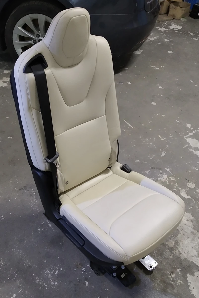 1 NA MX 2R 7ST 40 RH SEAT ASY PUR CRM without cushion, sensor, block, unlock button Tesla model X 3123720-03-A