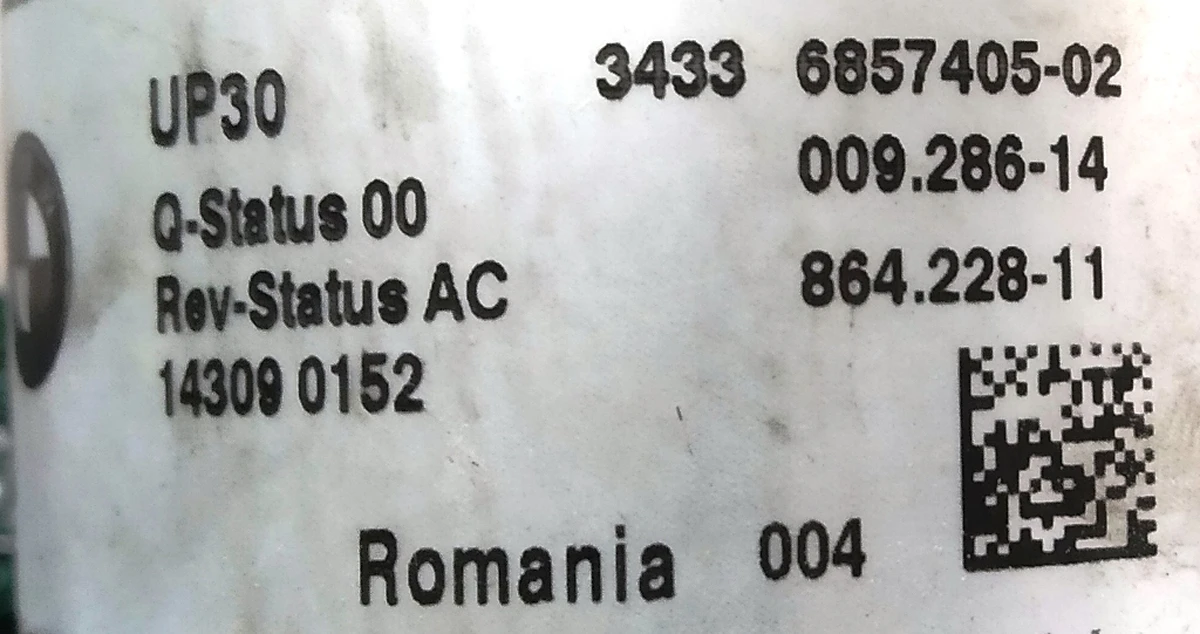 Насос гальмівної системи в зборі з продувальним шлангом BMW i3 34336857405