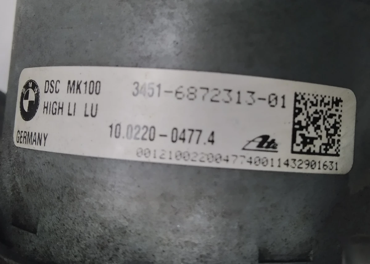 RP hydraulic unit DSC complete with bracket and cushions BMW i3 34516872313