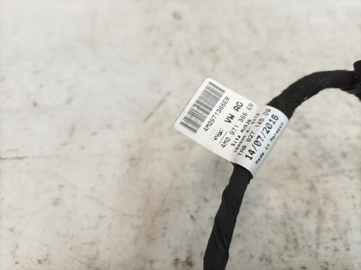 Wiring frame seat front right with oxidized contacts 4M0971365BC 4M0971553D Audi Q7 4M0971366ER