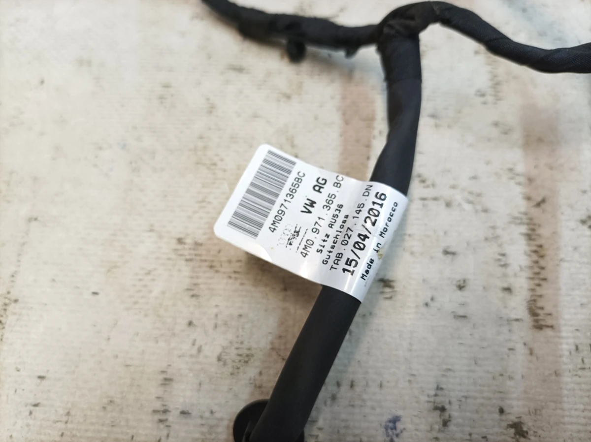 Wiring frame seat front right with oxidized contacts 4M0971365BC 4M0971553D Audi Q7 4M0971366ER