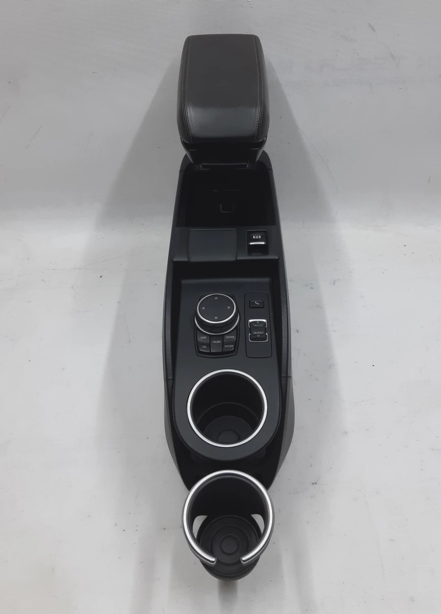 Center console SCHWARZ DALBERGIA BRAUN complete with damage BMW I3 51169283166