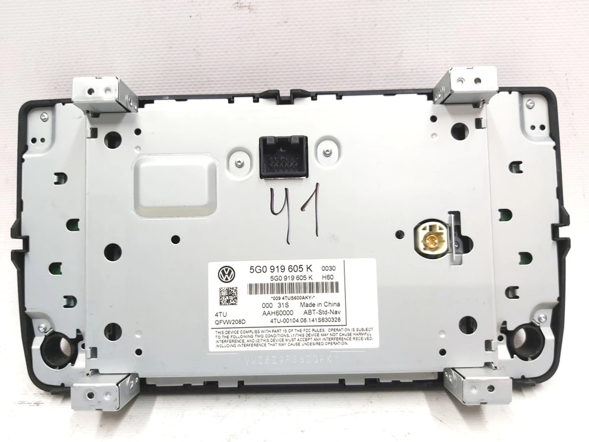 5.8 inch Volkswagen E-GOLF 5G0919605K touch screen control and display panel