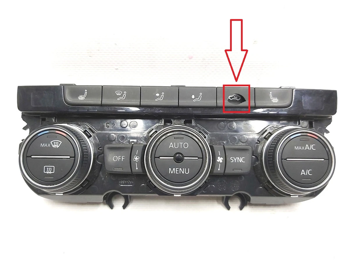 Блок управління кліматичної установки з електронним управлінням з пошкодженням Volkswagen E-GOLF 5GE907044ADWZU