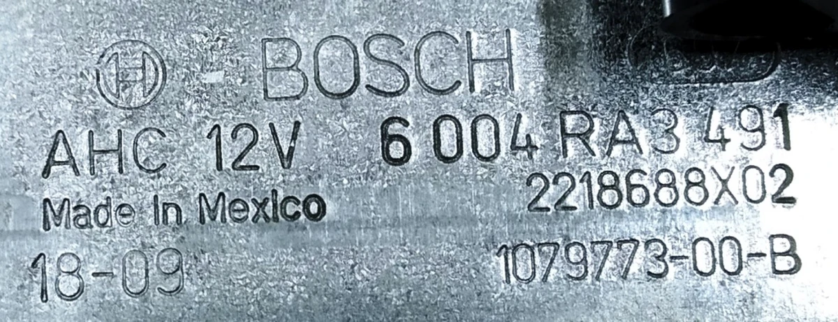 1st row seatback angle adjustment electric motor assembly Tesla Model 3, Model Y 1079773-00-B