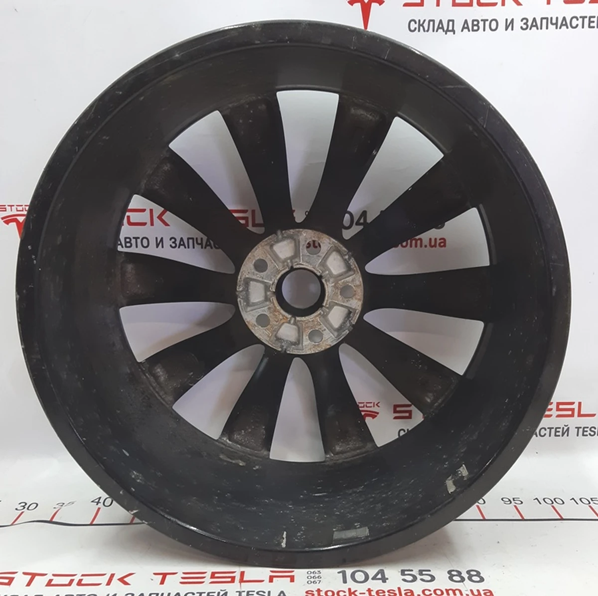 4 WHEEL, 21X8.5 - GREY TURBINE with damage Tesla model S, model S REST 1054042-00-B