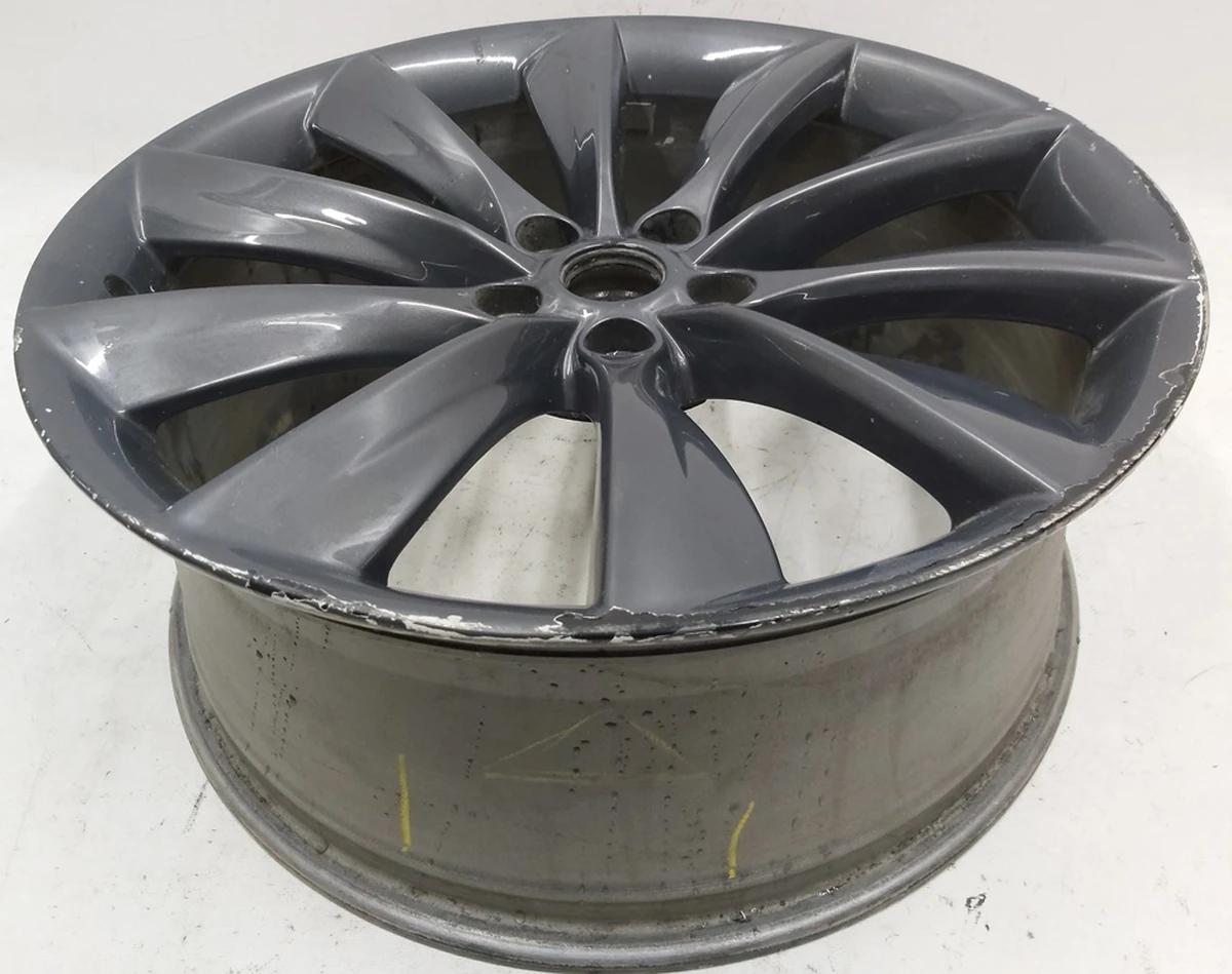 4 Диск колісний GREY TURBINE 21x8.5 J з пошкодженням Tesla model S, model S REST 1054042-00-B