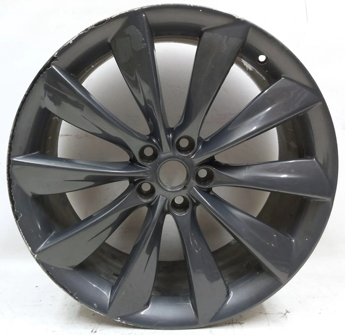 4 Диск колісний GREY TURBINE 21x8.5 J з пошкодженням Tesla model S, model S REST 1054042-00-B
