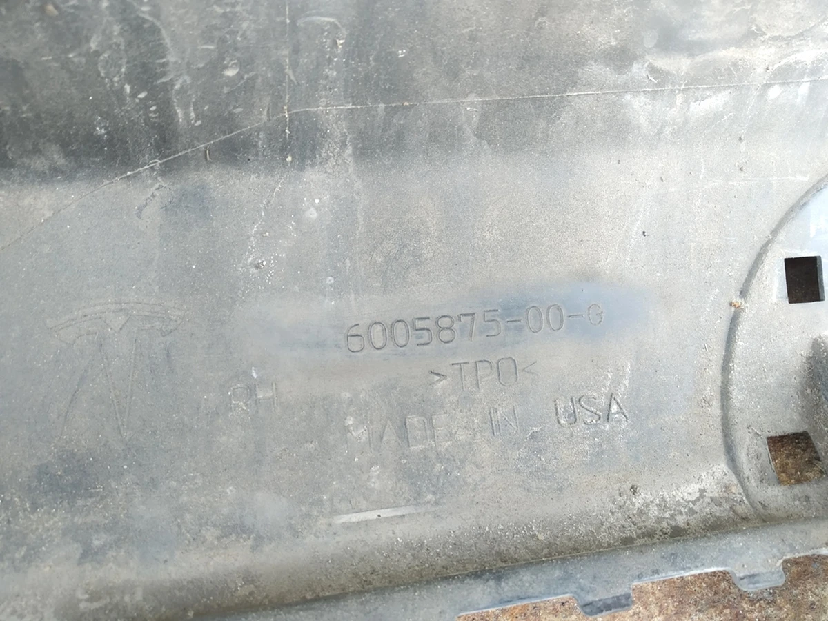 1 Sill plate right rocker panel (structural) soldered for painting Tesla model S, model S REST 6005875-00-J