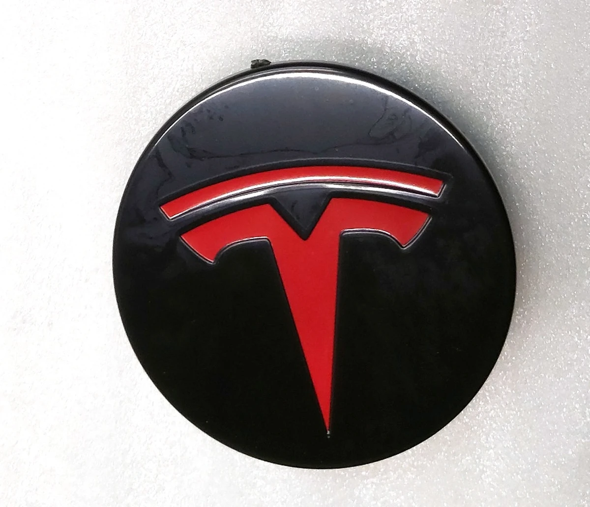 9 Колпачок центральный колесного диска 58mm RED (комплект 4 штуки) Tesla all models 6005879