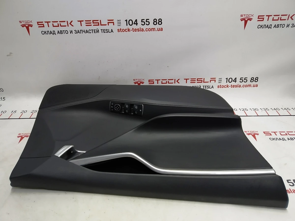 1 Front left door card assembly without door card rubber bolt plug PURB/PVCB/PVCB BLACK Tesla model S, model S REST 6006071-22-M