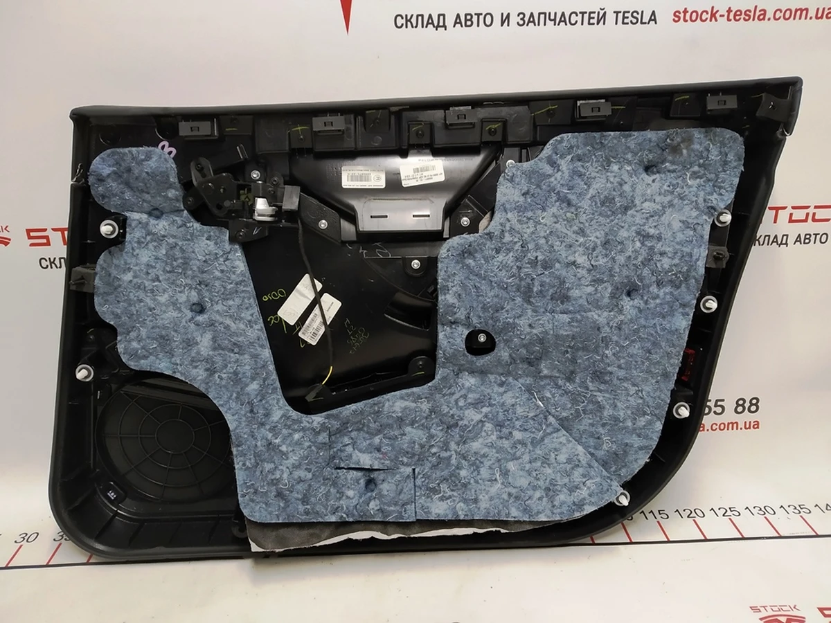 1 Front left door card assembly without door card rubber bolt plug PURB/PVCB/PVCB BLACK Tesla model S, model S REST 6006071-22-M