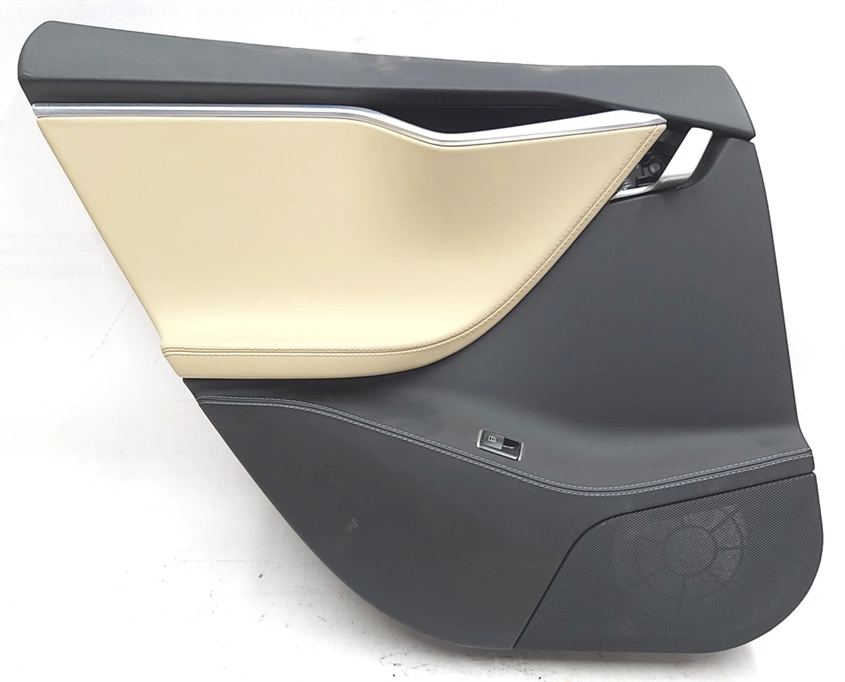 2 Карта дверей задньої лівої у зборі PUR/PVC BLACK/TAN Tesla model S, model S REST 6006133-12-L