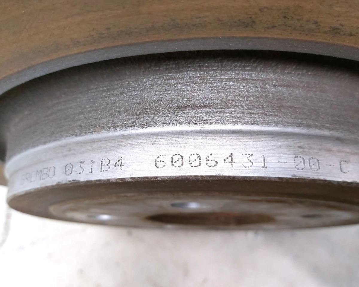 4 REAR BRAKE ROTOR Tesla model S 1027632-00-B