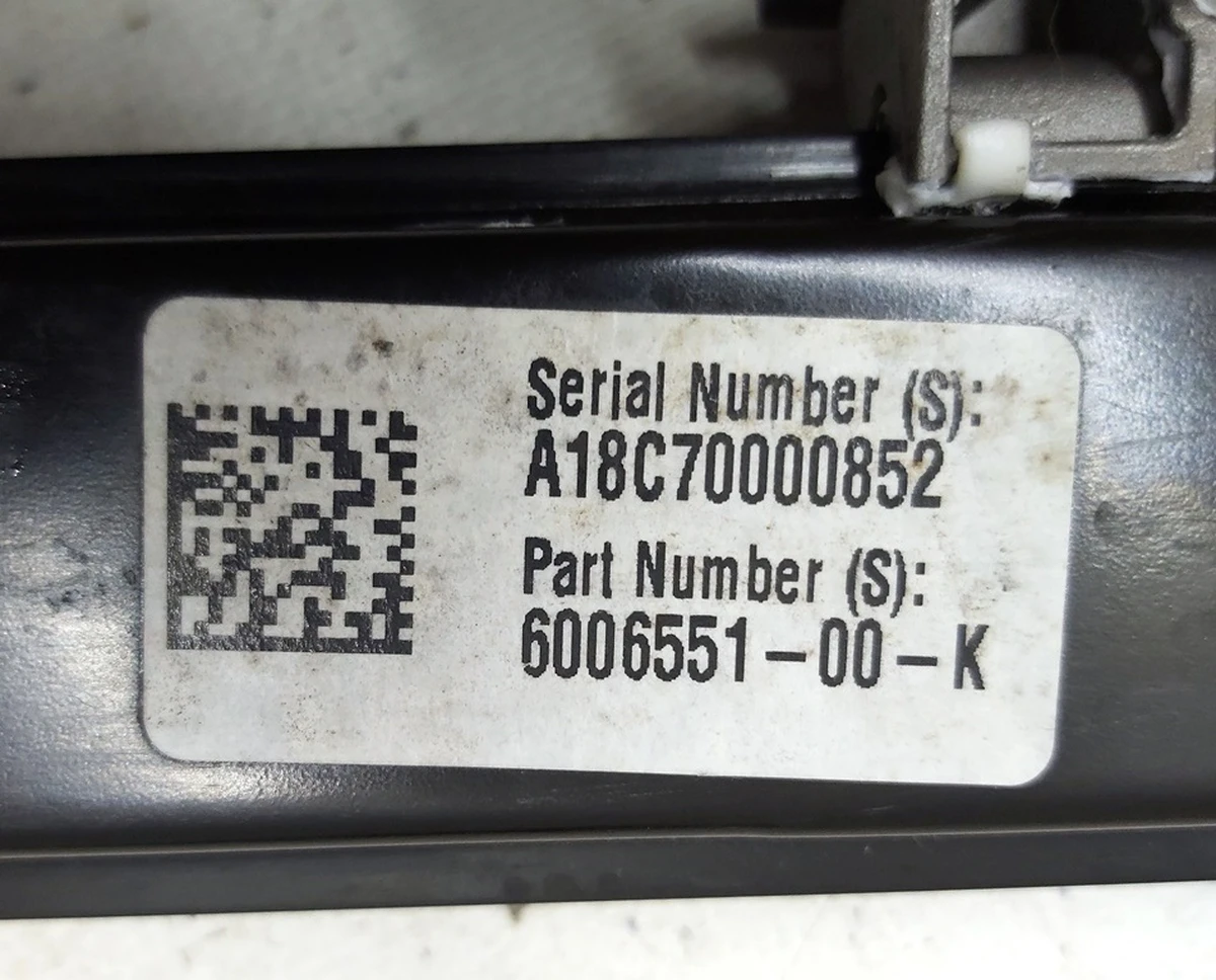 1 Склопідйомник лівий передній Tesla model S, model S REST 6006551-00-L