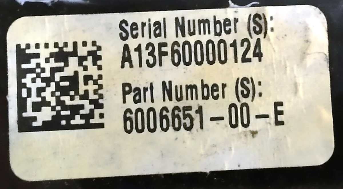 1 Window regulator front right Tesla model S, model S REST 6006651-00-L