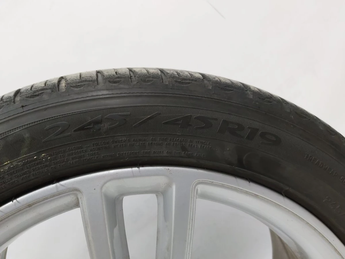 Wheel assembly (rim19*8J tire MICHELIN 245/45 R19 TPMS sensor protector 4.02mm) Tesla model S 1076891-00-B