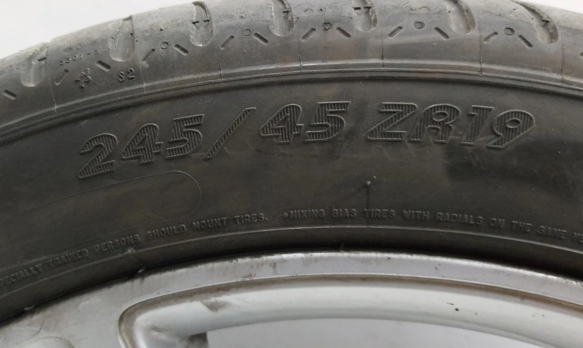 1 Колесо в сборе с повреждением (диск повр 19*8.0J шина повр Michelin Pilot Sport A/S3  245/45 R19) Tesla model S 1054040-00-B