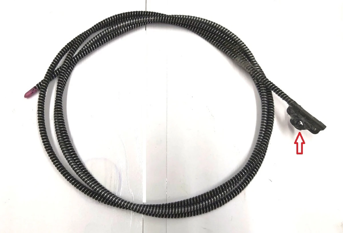 16 DRIVE CABLE - LEFT red damaged Tesla model S, model S REST 6008692-00-B