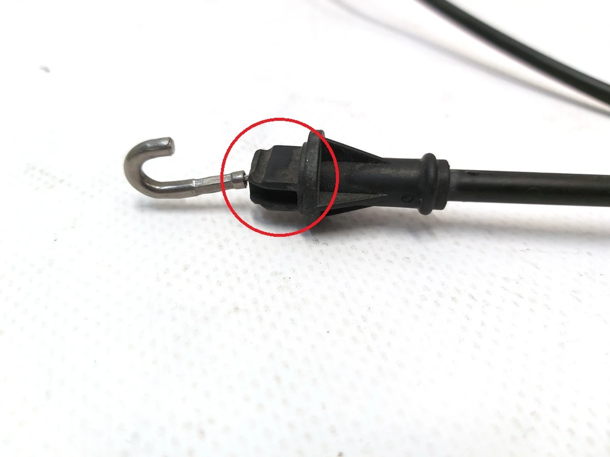 2 Тросик замку капота (відкриття) з пошкодженням Tesla model S 6009164-00-E