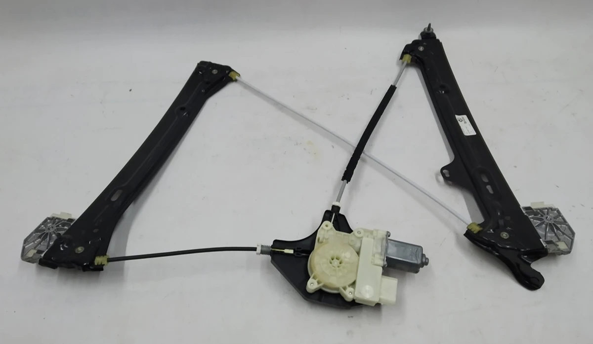 Front right window lifter assembly with electric motor and glass position clamps BMW i3 51337352876