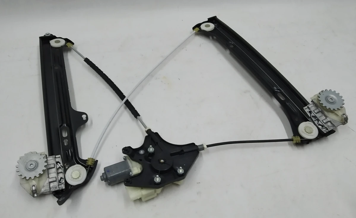 Front right window lifter assembly with electric motor and glass position clamps BMW i3 51337352876