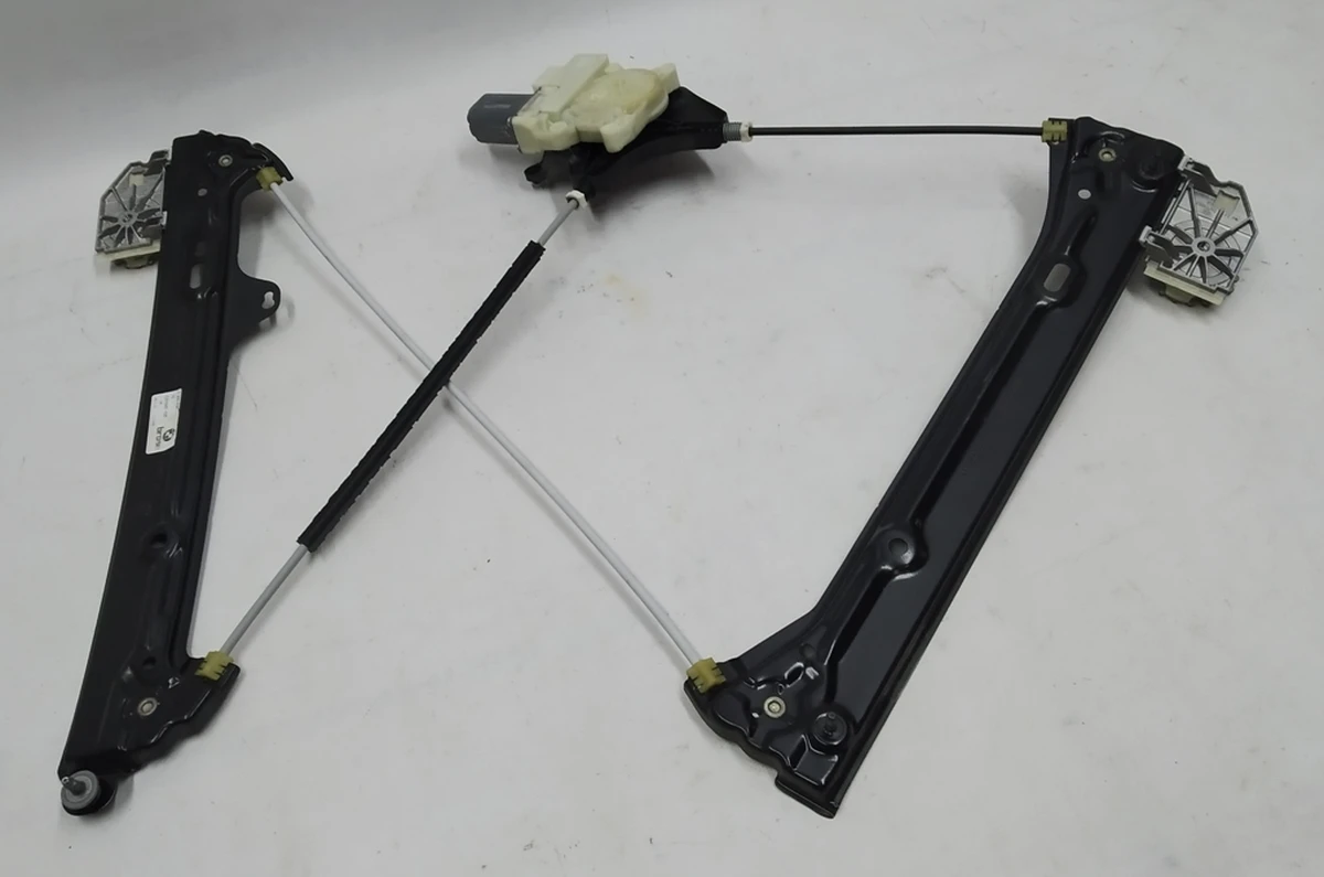 Front right window lifter assembly with electric motor and glass position clamps BMW i3 51337352876