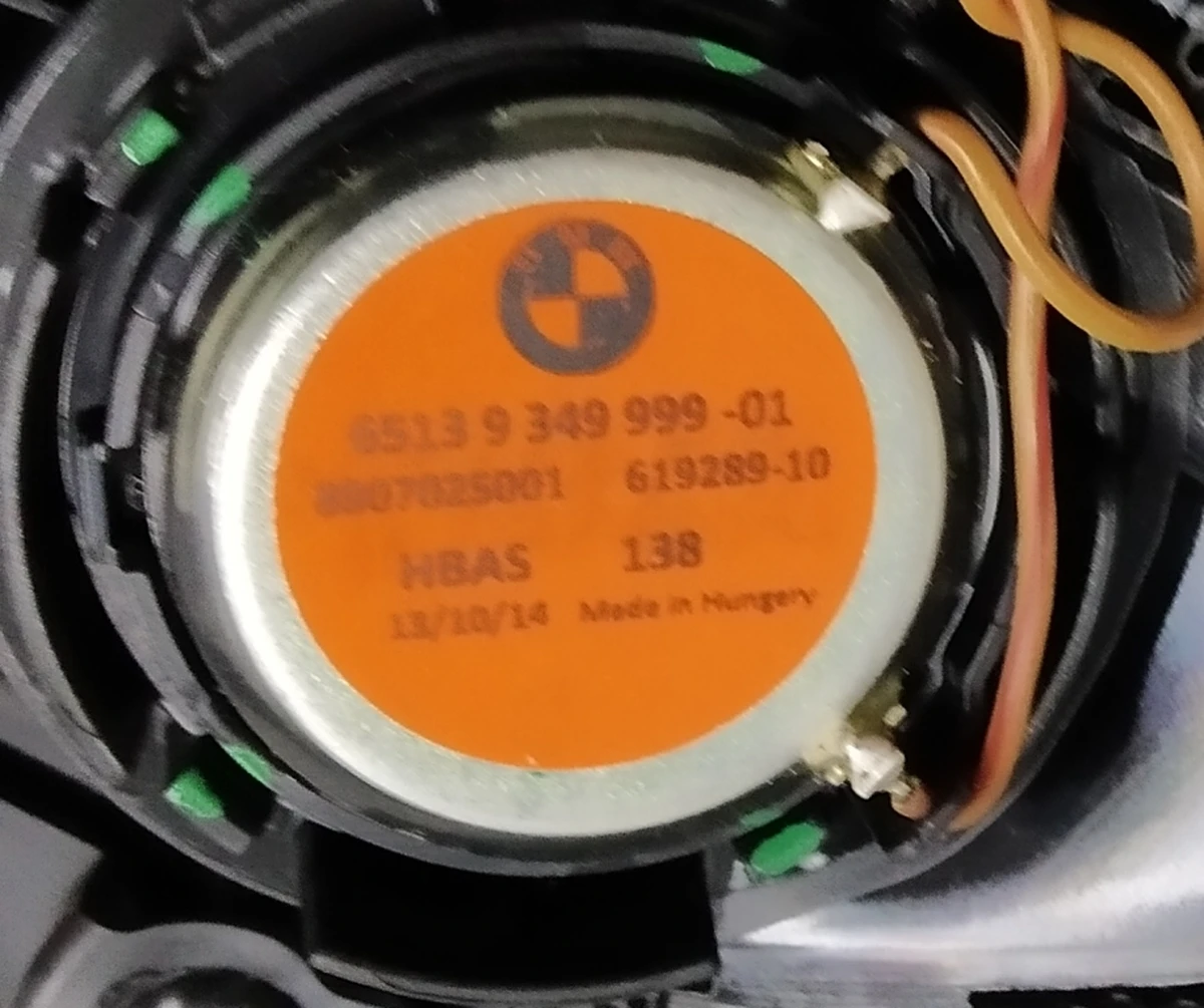 Облицювання стійки A ліва DALBERGIA BRAUN (під звук Harman Kardon) в зборі з накладної AIRBAG, динаміком і декор. накладкою динаміка BMW I3 51437376213