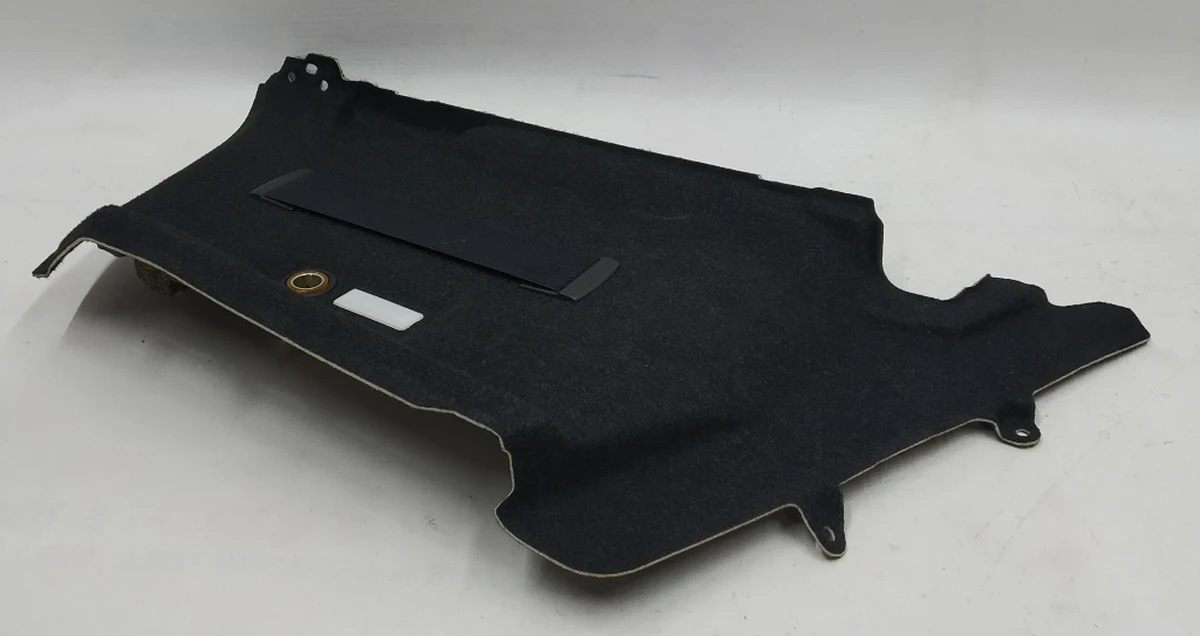 Right side trunk trim assembly with tie strap, flashlight and 12V connector BMW I3 51477314756