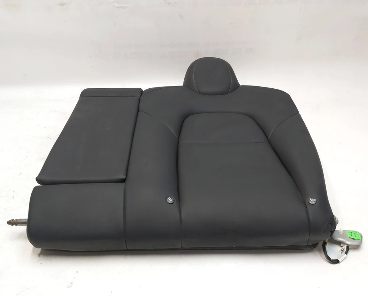 4 Спинка сиденья 2-го ряда двойная PUR BLK с центральным подголовником, подлокотником, без подстаканника Tesla model 3 7654328-01-E