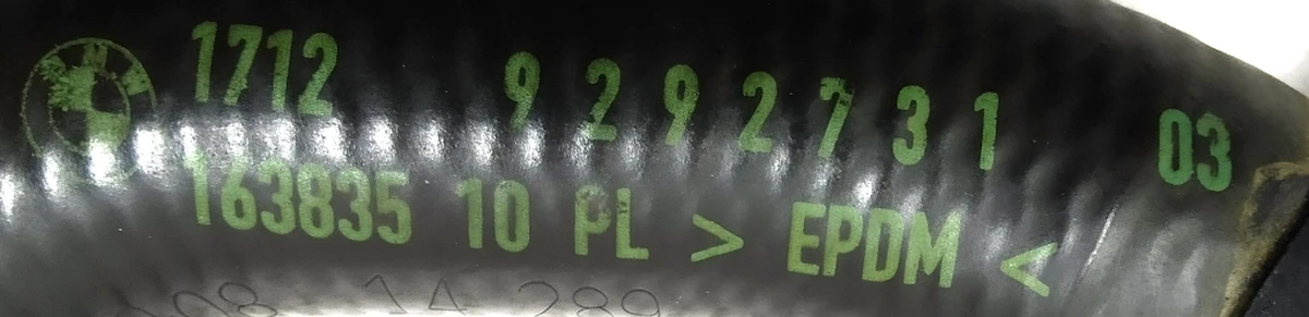 Шланг системи охолодження зворотний BMW i3 64219292731