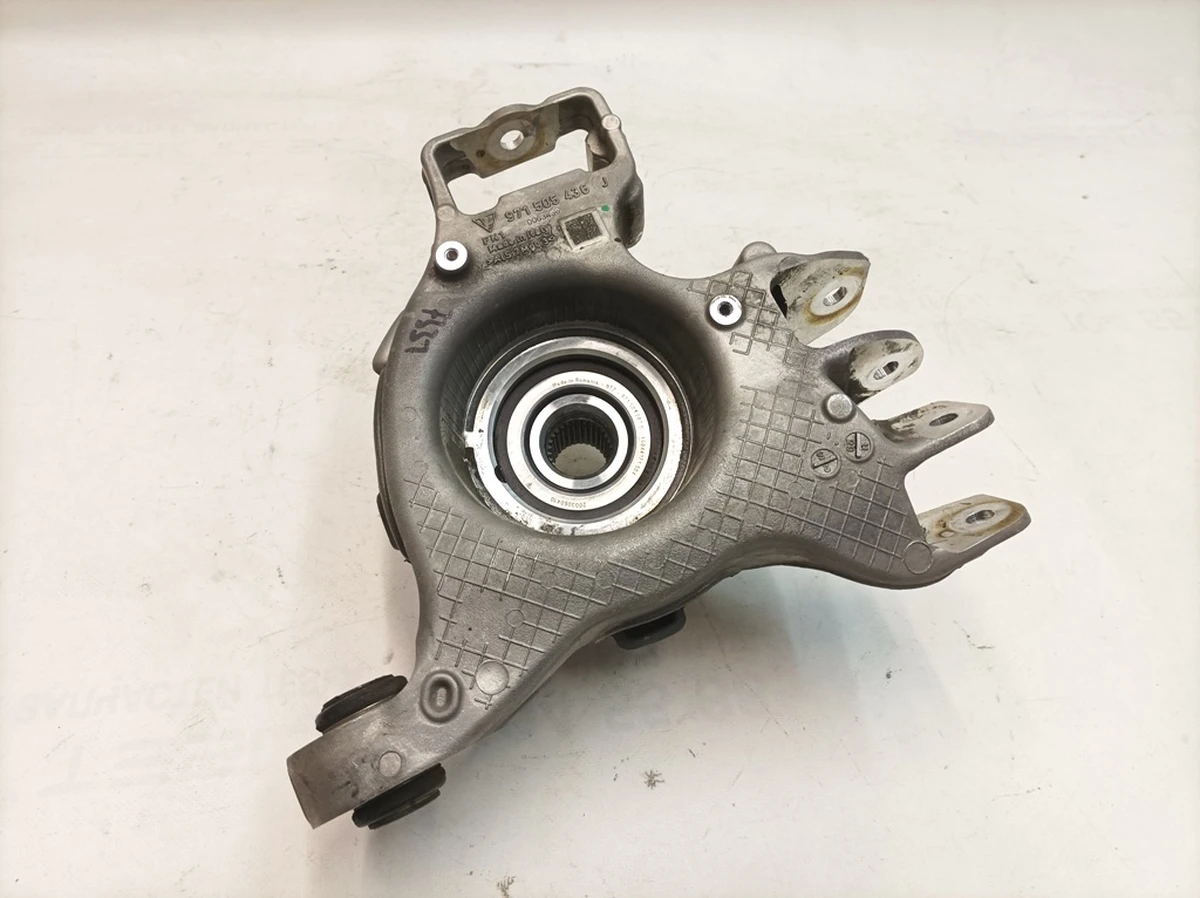 Rear right steering knuckle with hub assembly Porsche Taycan 971505436J
