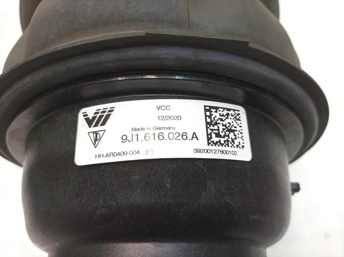 Pneumatic shock-absorbing cylinder rear right Porsche Taycan 9J1616026A