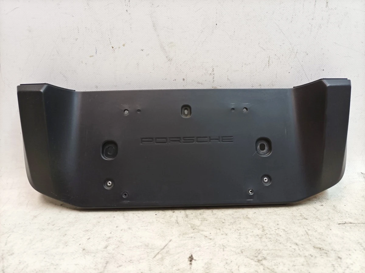 Rear bumper trim for license plate N/A Porsche Taycan 9J1807801