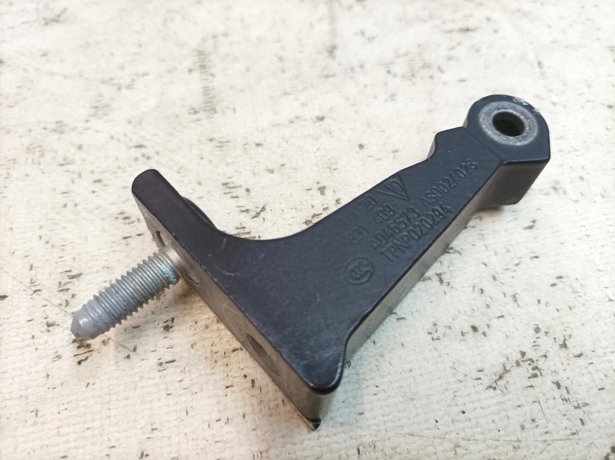 Door hinge front rear left upper (half) pillar A-B Paint code: C9X Porsche 9J1831409