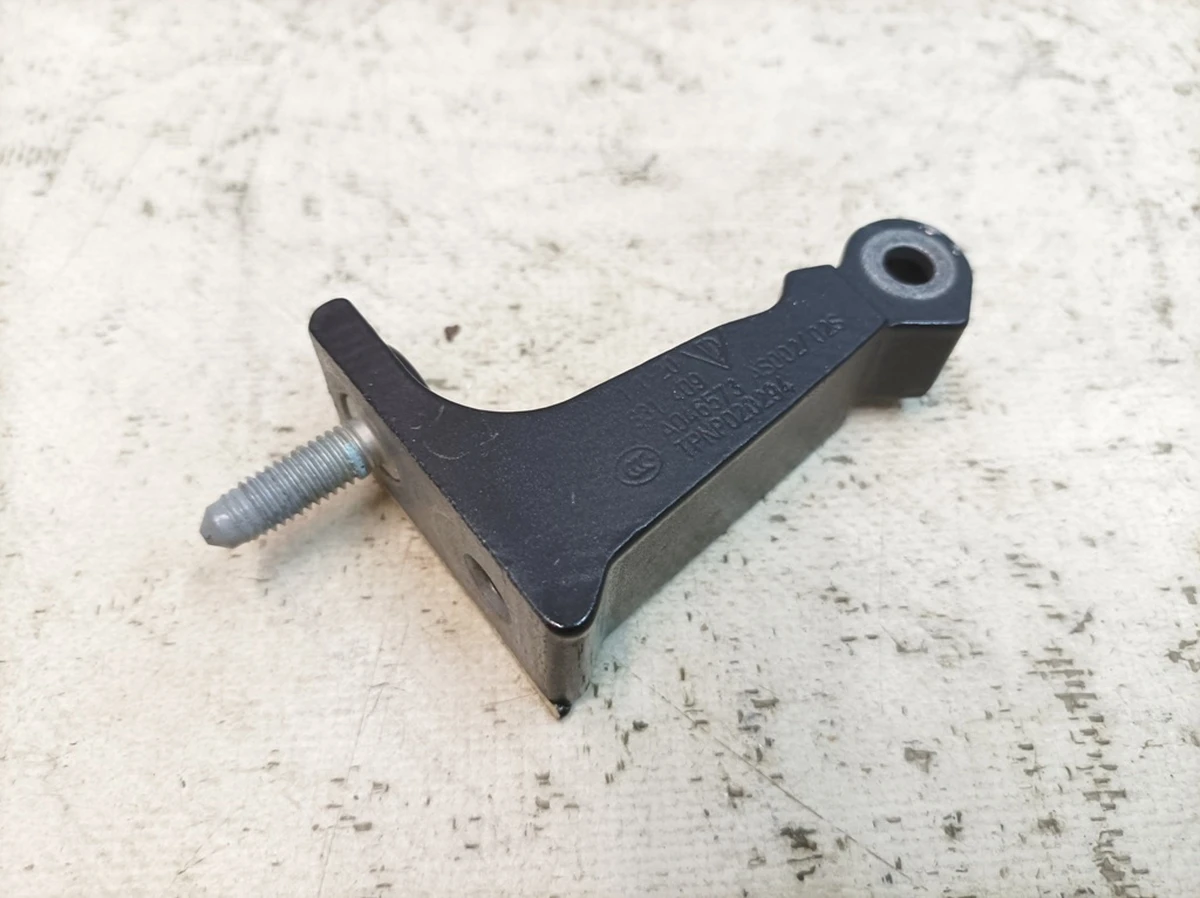 Door hinge front rear left upper (half) pillar A-B Paint code: C9X Porsche 9J1831409