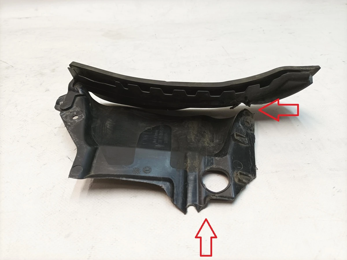 Розширювач колісної арки (бризковик) лівий з пошкодженням Porsche Taycan 9J1854827A