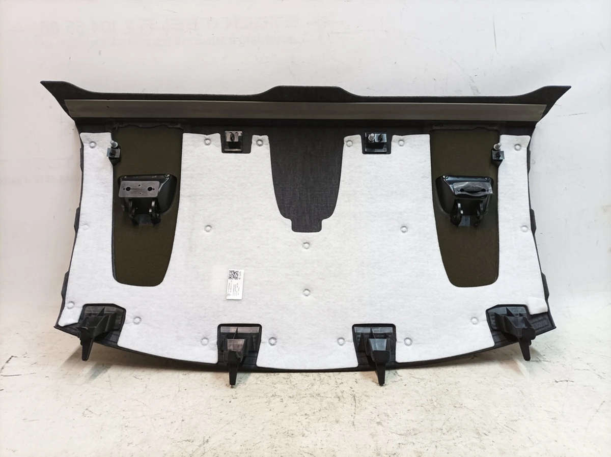 Rear parcel shelf panel OX7 with ISOFIX mounting option Porsche Taycan 9J1863401C