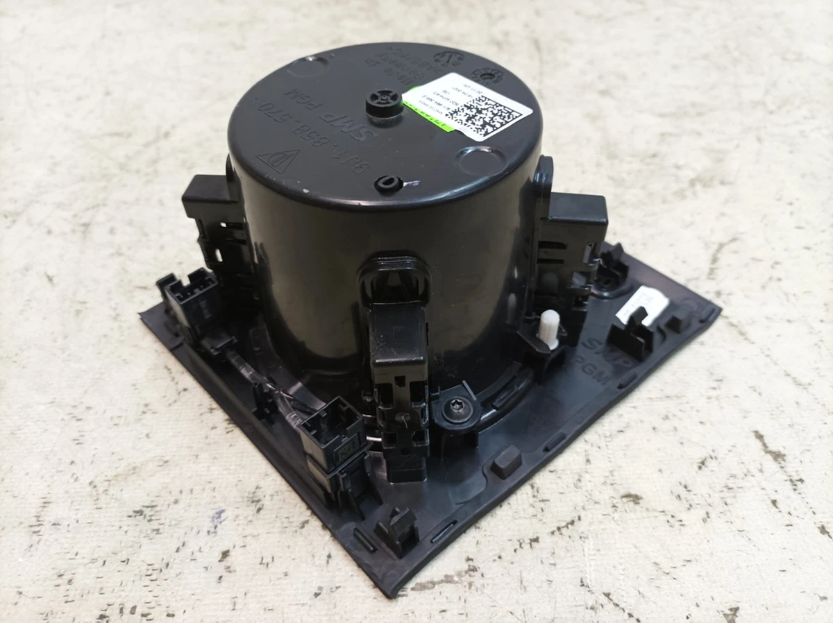 Center console cup holder trim assembly with cup holder and lighting 5Q0 Porsche Taycan 9J1864365E