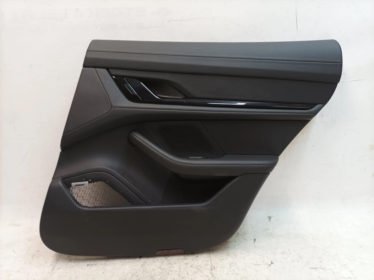 Rear right door map A11 leather assembly Porsche Taycan 9J1867211A