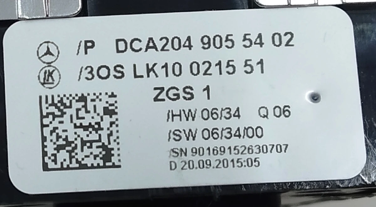 21 SWITCH, POWER WINDOW, DRIVER (button worn out) Tesla model S, model S REST, model X 1028641-00-A