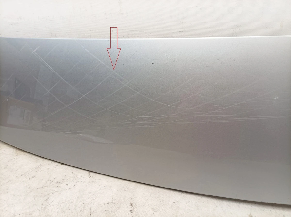 Roof molding 922 Hightech Silber with damage Mercedes EQS A2976500700