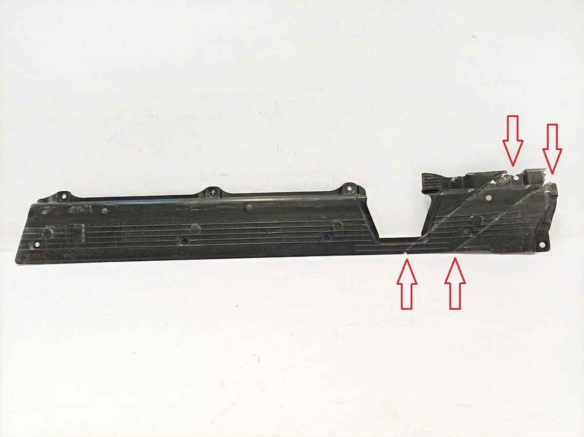 Front right sill guard with damage Mercedes EQS A2976808404