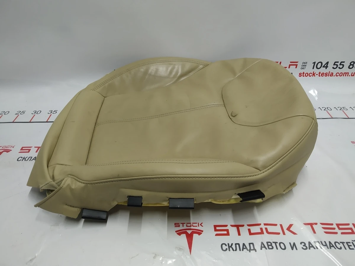 3 Обшивка нижньої частини сидіння водія з підігрівом PREM TAN Tesla model S 1013115-03-B