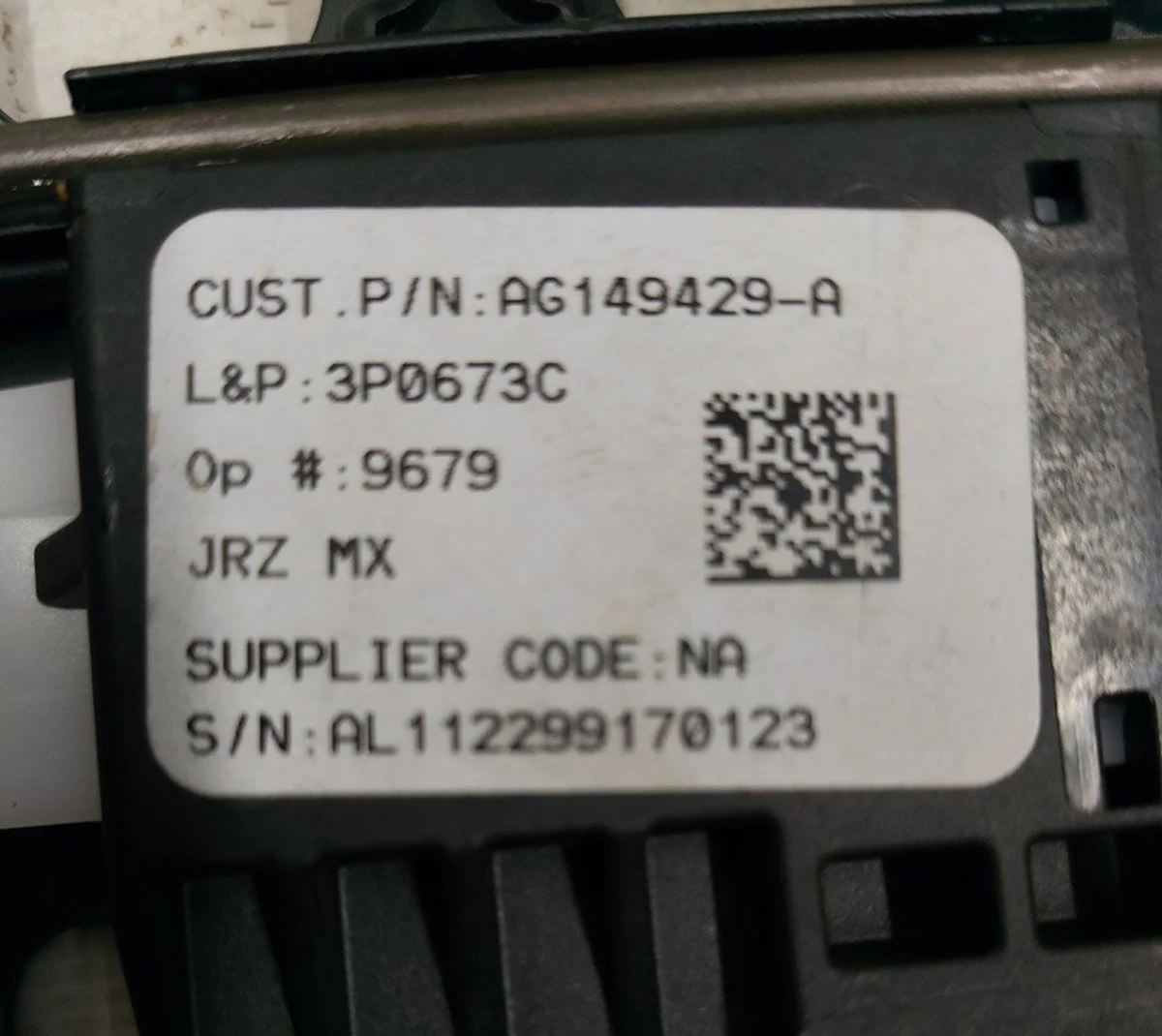 1 Механізм регулювання поперекового упору сидіння водійського/пасажирського Tesla model S REST model X 9876527-03-A